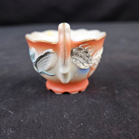 Empress Hand Painted Mini Tea Cup and Saucer Dragon Design Made in Japan - Picture 3 of 12